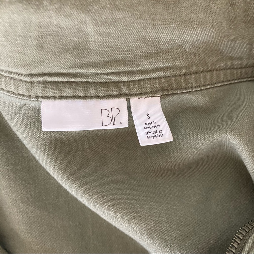 BP | Olive Utility Jacket With Drawstring Back - Picture 7 of 9